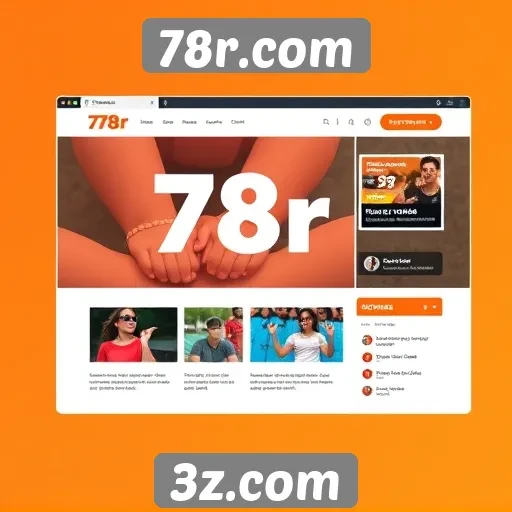 Análise da interface do usuário do site 78r